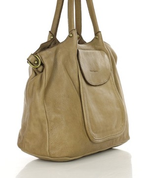 Duża torebka damska SHOPPER skórzana Marco Mazzini