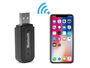 ЗВУКОВОЙ ПРИЕМНИК АДАПТЕР BLUETOOTH РАЗЪЕМ AUX USB