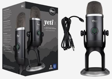 Синий микрофон Yeti X Logitech For Creators
