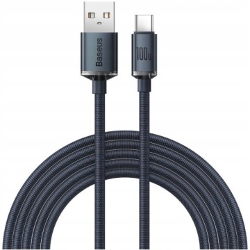 Кабель Baseus 100 Вт, 2 м USB-A/USB-C для быстрой зарядки