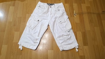 KRÓTKIE SPODNIE 3/4 BOJÓWKI G-STAR RAW STAN IDEALNY
