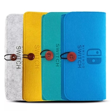 Etui kopertowe pokrowiec na Nintendo Switch / OLED Jasny szary joy-con