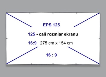 ПРОЕКЦИОННЫЙ ЭКРАН 16:9 FULLHD 125 ФУТОВ СКЛАДНОЙ ПОЛЯРНЫЙ