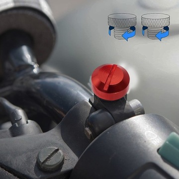 2 шт. ВИНТ КРЫШКА ЗЕРКАЛА ЗАДНЕГО ВИДА ДЛЯ МОТОЦИКЛА, ОТВЕРСТИЕ PLU