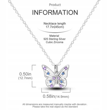 925 Sterling Silver Me Link gwiazda niebieski