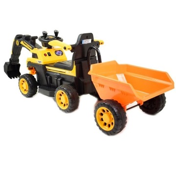 ТРАКТОР, АККУМУЛЯТОРНЫЙ ЭКСКАВАТОР + ПРИЦЕП + ДИСТАНЦИОННОЕ УПРАВЛЕНИЕ / HRB106