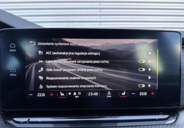 Skoda Octavia IV Kombi 2.0 TDI SCR 200KM 2021 Skoda Octavia RS 2.0TDI DSG 200KM 4x4 Matrix Kamera WEBASTO HeadUP ACC Vir, zdjęcie 31