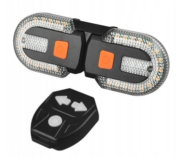 Oświetlenie rowerowe światła tylne 1 lm USB