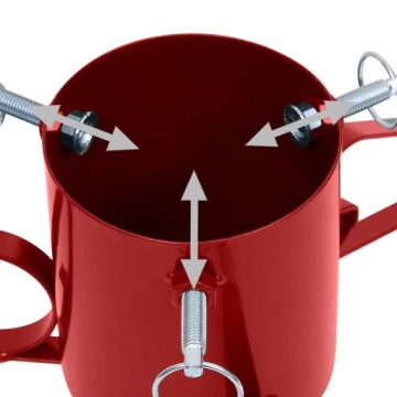 Подставка для елки, красная, 58х58х21 см!