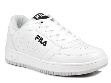 Buty męskie sportowe sznurowane ekoskóra niskie białe Fila Rega 44