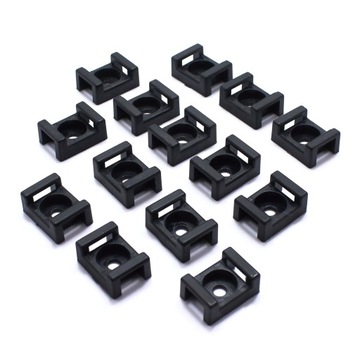 МОНТАЖНЫЙ ДЕРЖАТЕЛЬ КАБЕЛЬНОЙ СВЯЗИ CTH-2A ЧЕРНЫЙ 100