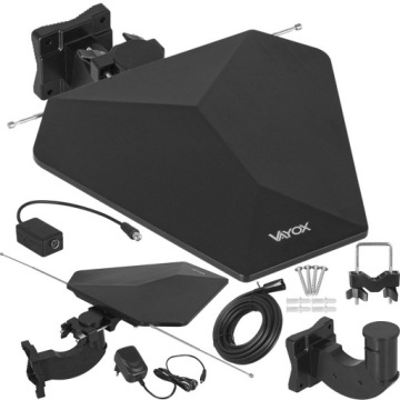 MOCNA ANTENA KIERUNKOWA TV DVB-T2 COMBO 4K VAYOX