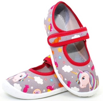 27 RAWEKS kapcie koniki unicorn BALERINKI 17,5 cm