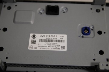 DISPLEJ OBRAZOVKA RÁDIO SKODA SUPERB III 3