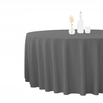 Obrus na krzesło Classic ø320 cm w gładkich, matowych kolorach