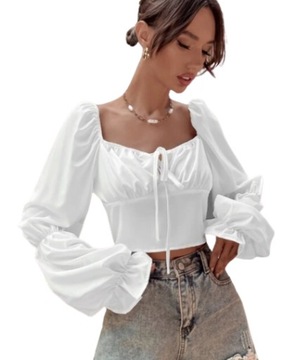 SHEIN BLUZKA DAMSKA Z DŁUGIM RĘKAWEM 40/42 VCK