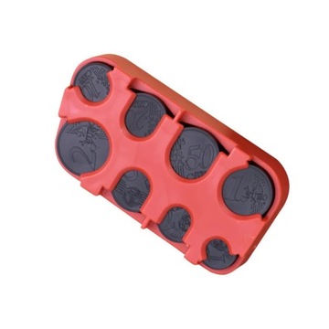 Euro Coins Dispenser Coin Box Universal Car Coin Holder Storage Box Contain