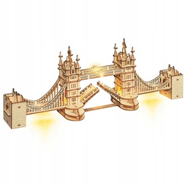 Rolife DIY 3D drewniane puzzle słynnych budynków