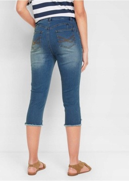 RYBACZKI NIEBIESKIE 44 1I5A31 BONPRIX JEANSY