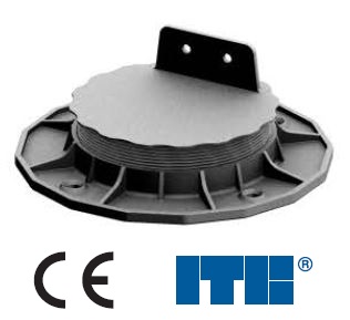Регулируемая опора террасы для балки ETL толщиной 18–32 мм.