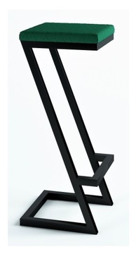 Табурет металлический барный стул 85 GREEN KARO