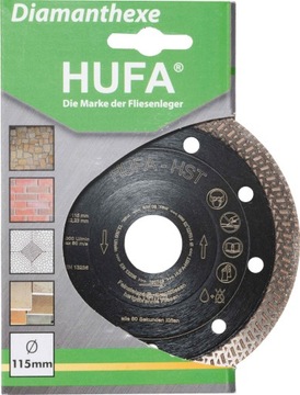 Tarcza diamentowa 115mm Hufa
