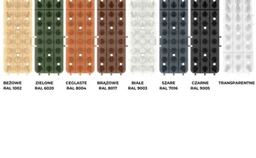 OSTRE KOLCE na ptaki gołębie przeciw ptakom NAJWYŻSZE 4 cm BRĄZOWE 8017