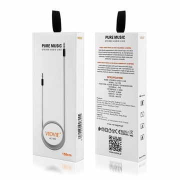 AUX КАБЕЛЬ ДЛЯ ДИНАМИКА 3,5 ММ-JACK 3,5 ММ 1,5 М