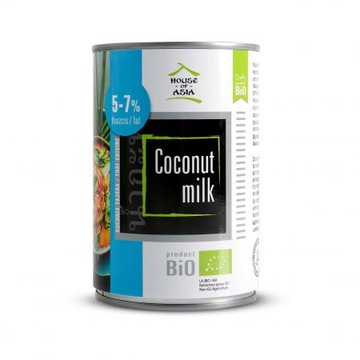Mleczko kokosowe 5-7% 400 ml Bio House of Asia