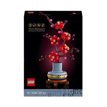 LEGO ICONS KWIAT ŚLIWY KOLEKCJA BOTANICZNA ZESTAW ROŚLINNY KWIATOWY 327 EL.