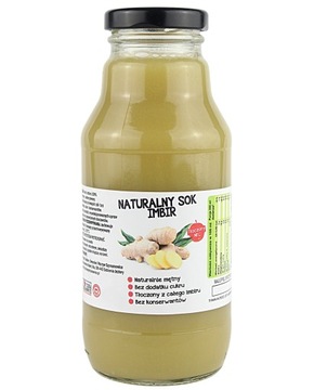 SOK Z IMBIRU TŁOCZONY IMBIR 100% NFC 300ML ŚWIEŻY