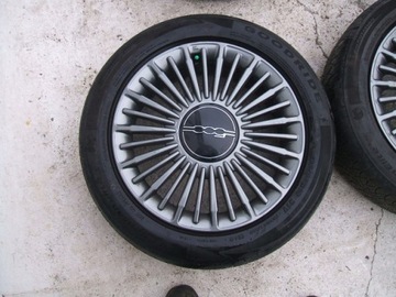 FIAT 500E 500 RÁFKY KOLO KOLA PNEUMATIKA 195/55/16 M+S 4X98 ET41