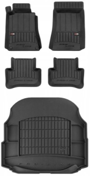 Set 3D gumové rohože Mercedes C W203 Sedan 2000-2007
