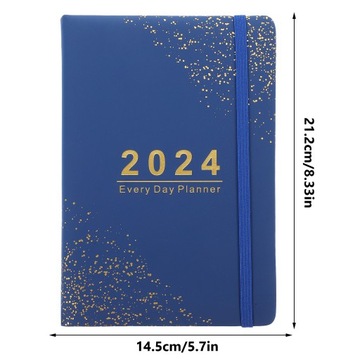 Ежедневник на английском языке Планировщик на 2024 год на английском языке