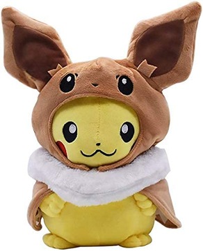 MASKOTKA POKEMON CREWMATE PIKACHU Z PŁASZCZEM 30CM