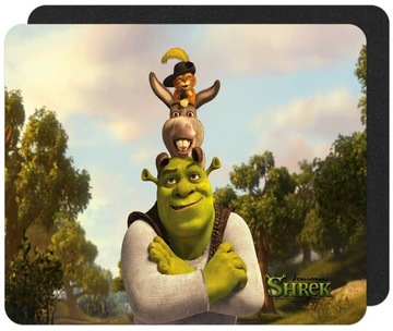 PERSONALIZWANA PODKŁADKA POD MYSZKĘ SHREK + tekst