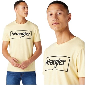 WRANGLER FRAME MĘSKI T-SHIRT KOSZULKA NADRUK M