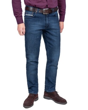 Jeans męskie spodnie klasyczne granatowe PL - 108 cm L:30