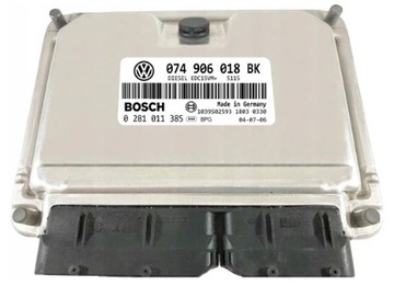 ECU VW LT 2.5 074906018BK 0281011385 IMOBILIZÉR OFF
