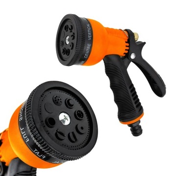 САДОВЫЙ ШЛАНГ-ПИСТОЛЕТ ДЛЯ РАСПЫЛЕНИЯ ВОДЫ, 8 ФУНКЦИЙ