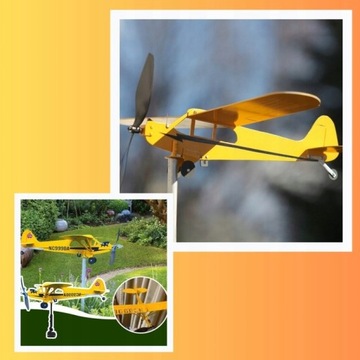 САД САМОЛЕТ НА КРЫШЕ ВЕТРЯНАЯ ЛОЖКА ВЕТРЯНАЯ МЕЛЬНИЦА