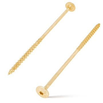 Столярные шурупы по дереву 8x160 Винты для стропил с шайбой Torx