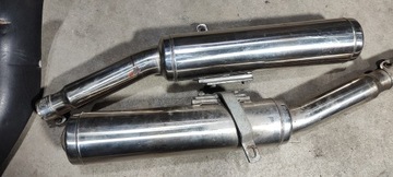 SUZUKI GSXF 600 750 TŁUMIKI JAMA WYDECHY KOLEKTOR WYDECHOWY KOLEKTORY