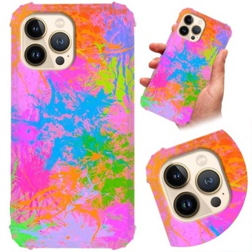 ETUI ANTISHOCK do IPHONE 13 PRO MAX Kwiaty Wzory