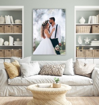 Фотокартина на холсте ВАШЕ ФОТО 100х70, картина на стену 70х100