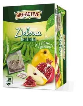 Herbata Zielona Pigwa Granat Ex20 Big-Active