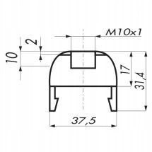 ТЕРМОПЛАСТИКОВЫЙ ДЕРЖАТЕЛЬ ДЛЯ ЛАМПЫ E27, БЕЛЫЙ