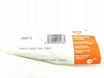 LIŠTA NÁRAZNÍKU PRAVÁ VW GOLF V 10/03-10/08