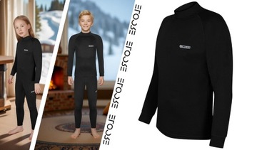 Koszulka bluzka termiczna termoaktywna Dziecięca sportowa na zimę 152