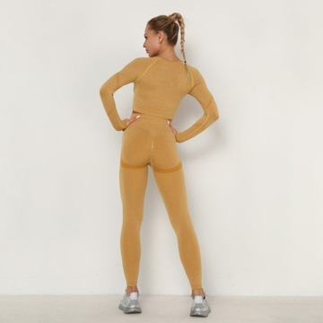 БЕСШОВНЫЕ ЖЕНСКИЕ НАБОРЫ ДЛЯ ФИТНЕСА-ЙОГИ M